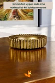 METAFOX Küllük Kül Tablası Sigara Küllüğü Altın Eskitme Renk Model 5 thumbnail 5