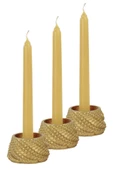 Evene Dekoratif Mumluk Tealight Mumluk Şamdan Mumluk 3 Lü Şamdan Model 40 - 1
