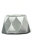 Evene Gümüş Mumluk Şamdan Tealight Mum Uyumlu Poly Küçük 1 Model - 1