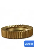Evene Küllük Altın Kül Tablası Dekoratif Küllük 2 Adet Model 5 thumbnail 1