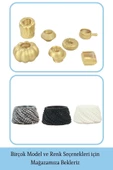 Evene Dekoratif Mumluk Tealight Mumluk Şamdan Mumluk 3 Lü Şamdan Model 40 - 6
