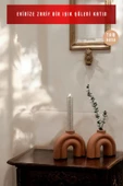 tambana Dekoratif Mumluk Set Şamdan El Yapımı Model 43 - 2