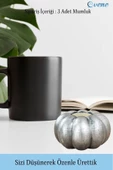 Evene Dekoratif Mumluk Tealight Mumluk Şamdan Mumluk 3 Lü Şamdan Model 34 - 3