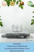 Evene Gümüş Mumluk Şamdan Tealight Mum Uyumlu Tekerlek Model - 8