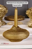 Fonnava Şamdan Mumluk Dekoratif Mumluk Tealight Mumluk Altın Renk Model 42 thumbnail 2