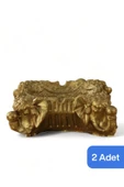Evene Küllük Altın Kül Tablası Dekoratif Küllük 2 Adet Model 6 thumbnail 1