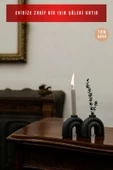 tambana Dekoratif Mumluk Set Şamdan El Yapımı Model 43 - 2