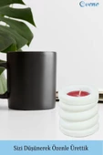Evene Beyaz Mumluk Şamdan Tealight Ve Ince Mum Uyumlu Spiral Model thumbnail 5