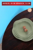 tambana Yeşil Sunumluk Takı Tabağı Dekoratif Tepsi Obje Ev Dekorasyon Model 25 thumbnail 3
