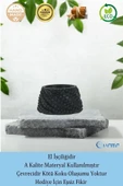 Evene Siyah Mumluk Şamdan Tealight Ve Ince Mum Uyumlu Ejderha Yumurtası Model - 8