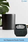 Evene Dekoratif Mumluk Tealight Mumluk Şamdan Mumluk 3 Lü Şamdan Model 28 - 3