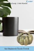 Evene Dekoratif Mumluk Tealight Mumluk Şamdan Mumluk 3 Lü Şamdan Model 34 - 3