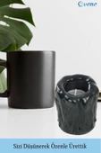 Evene Dekoratif Mumluk Tealight Mumluk Şamdan Mumluk 3 Lü Şamdan Model 30 - 3