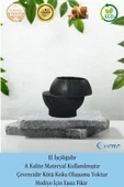 Evene Siyah Mumluk Şamdan Tealight Ve Ince Mum Uyumlu Kesik Model - 8