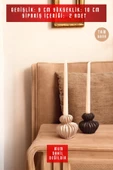 tambana Dekoratif Mumluk Set Şamdan El Yapımı Model 19 - 3