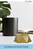 Evene Altın Mumluk Şamdan Tealight Mum Uyumlu Poly Küçük 2 Model thumbnail 5