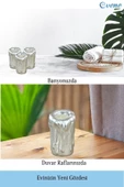 Evene Dekoratif Mumluk Tealight Mumluk Şamdan Mumluk 3 Lü Şamdan Model 29 thumbnail 5