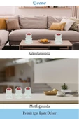 Evene Dekoratif Mumluk Tealight Mumluk Şamdan Mumluk 3 Lü Şamdan Model 39 - 4