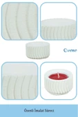 Evene Dekoratif Mumluk Tealight Mumluk Şamdan Mumluk 3 Lü Şamdan Model 26 - 7