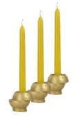 Evene Dekoratif Mumluk Tealight Mumluk Şamdan Mumluk 3 Lü Şamdan Model 25 - 1