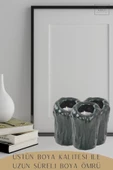 Stein Kohle Şamdanlık Dekoratif Şamdan Mumluk Tealight Mumluk Model 29 - 4