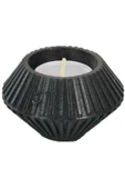 Stein Kohle Şamdanlık Dekoratif Şamdan Mumluk Tealight Mumluk Model 37 - 1