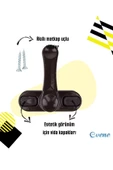 Evene Koyu Kahverengi Pencere Emniyet Kilidi 2 Adet Çocuk Hırsız Kilidi Çekmeli Metal Kilit thumbnail 5