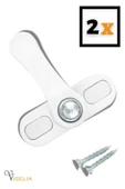 Viselia Pvc Emniyet Kilidi Pimapen Kilidi Düğmeli Metal Kilit 2 Adet thumbnail 1
