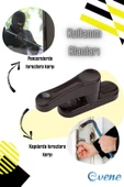 Evene Koyu Kahverengi Pencere Emniyet Kilidi 4 Adet Çocuk Hırsız Kilidi Çekmeli Metal Kilit thumbnail 8