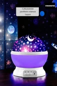 Star Master Masa Lambası Gökyüzü Projeksiyon Gece Lambası Yıldızlı Gece Lambası Mor - 4