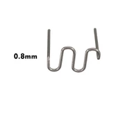 500 Adet 0.8mm Tampon Plastik Parça Tamir İçin Zımba Teli - 4