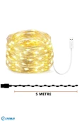 Evene Led Işık Led Şerit Peri Led Işık Dekoratif Aydınlatma Peri Led 5 Metre Gün Işığı - 1