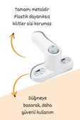 Viselia Pimapen Kilidi Pvc Emniyet Kilidi Güvenlik Kilit Düğmeli Pencere Kilit - 3