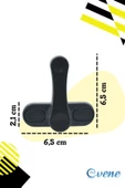 Evene Pimapen Kapı Kilidi Pimapen Pencere Kilidi Pencere Emniyet Kilidi Mandallı Kilit 3 Adet Antrasit thumbnail 2