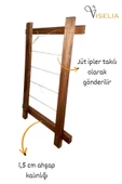 Viselia Fotoğraf Çerçevesi Resim Çerçevesi Ipli Foto Askı Ahşap Resim Çerçevesi - 3