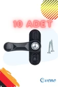 Evene Pimapen Kapı Kilidi Pimapen Pencere Kilidi Pencere Emniyet Kilidi Düğmeli Kilit 10 Adet Antrasit thumbnail 1
