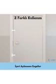 Evene Antrasit Pencere Emniyet Kilidi 5 Adet Çocuk Hırsız Kilidi Çekmeli Metal Kilit thumbnail 4