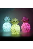 Evene Ananas Hediyelik Lamba Led Işıklı Dekoratif Gece Bebek Çocuk Odası Masa Lambası - 2