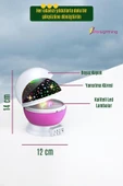 StarLightning Yıldızlı Gece Lambası Çocuk Masa Lambası Dekoratif Lamba Pembe - 3
