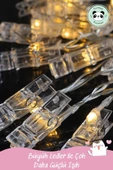 Pandogo Led Mandal Işık Mandal Led Fotoğraf Aydınlatması Led 1,5m 10 Adet Led Pilli - 5