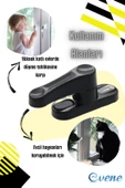 Evene Pimapen Kapı Kilidi Pimapen Pencere Kilidi Pencere Emniyet Kilidi Mandallı Kilit 3 Adet Siyah thumbnail 8
