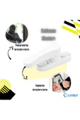 Pandogo Pencere Kilidi 3 Adet Çekmeli Kapı Ve Pencere Emniyet Aparatı Güvenlik Ürünü Kilit Beyaz thumbnail 8