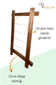 Viselia Fotoğraf Çerçevesi Ipli Foto Askı Ahşap Işıklı Resim Çerçevesi - 3