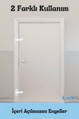 Evene Pencere Çocuk Kilit Pencere Kilidi Cam Kilidi Emniyet Çocuk Kilit Kapı Mandalı 7 Adet Kahve - 5