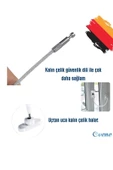 Evene Antrasit Pencere Kilidi 2 Adet Halatlı Çocuk Güvenlik Emniyet Hırsız Pimapen Pvc Kapı Bebek Kilit - 6