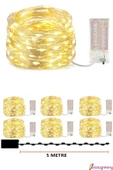 Evene Led Işık Led Şerit Peri Led Işık Dekoratif Aydınlatma Peri Led 5 Metre Gün Işığı 6 Adet - 1