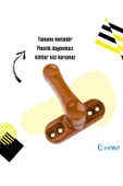 Evene Pimapen Kapı Kilidi Pimapen Pencere Kilidi Pencere Emniyet Kilidi Mandallı Kilit 8 Adet Kahve thumbnail 3
