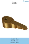 Evene Kapı Stoperi Altın Renk Dekoratif Kapı Tutucu Durdurucu 2 Adet Model 5 thumbnail 2