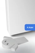 Evene Kapı Stoperi Beyaz Renk Dekoratif Kapı Tutucu Durdurucu 4 Adet Model 3 thumbnail 1