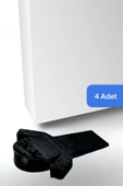 Evene Kapı Stoperi Siyah Renk Dekoratif Kapı Tutucu Durdurucu 4 Adet Model 3 thumbnail 1